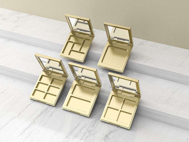 仿皮革紋理四色眼影盤(pán)包裝加工定制 仿皮革紋理四色眼影盤(pán)包裝加工定制