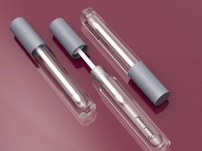 定制透明圓形空唇彩管